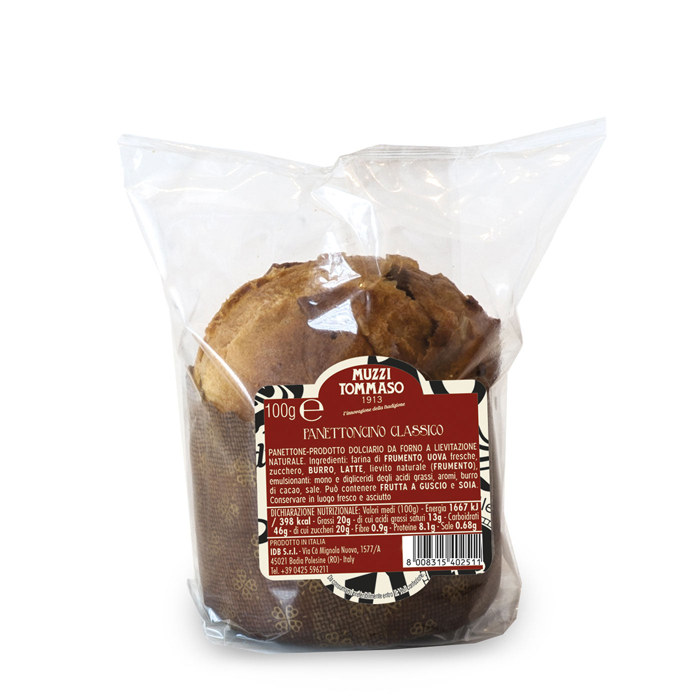 Mini panettone classique 100g Muzzi