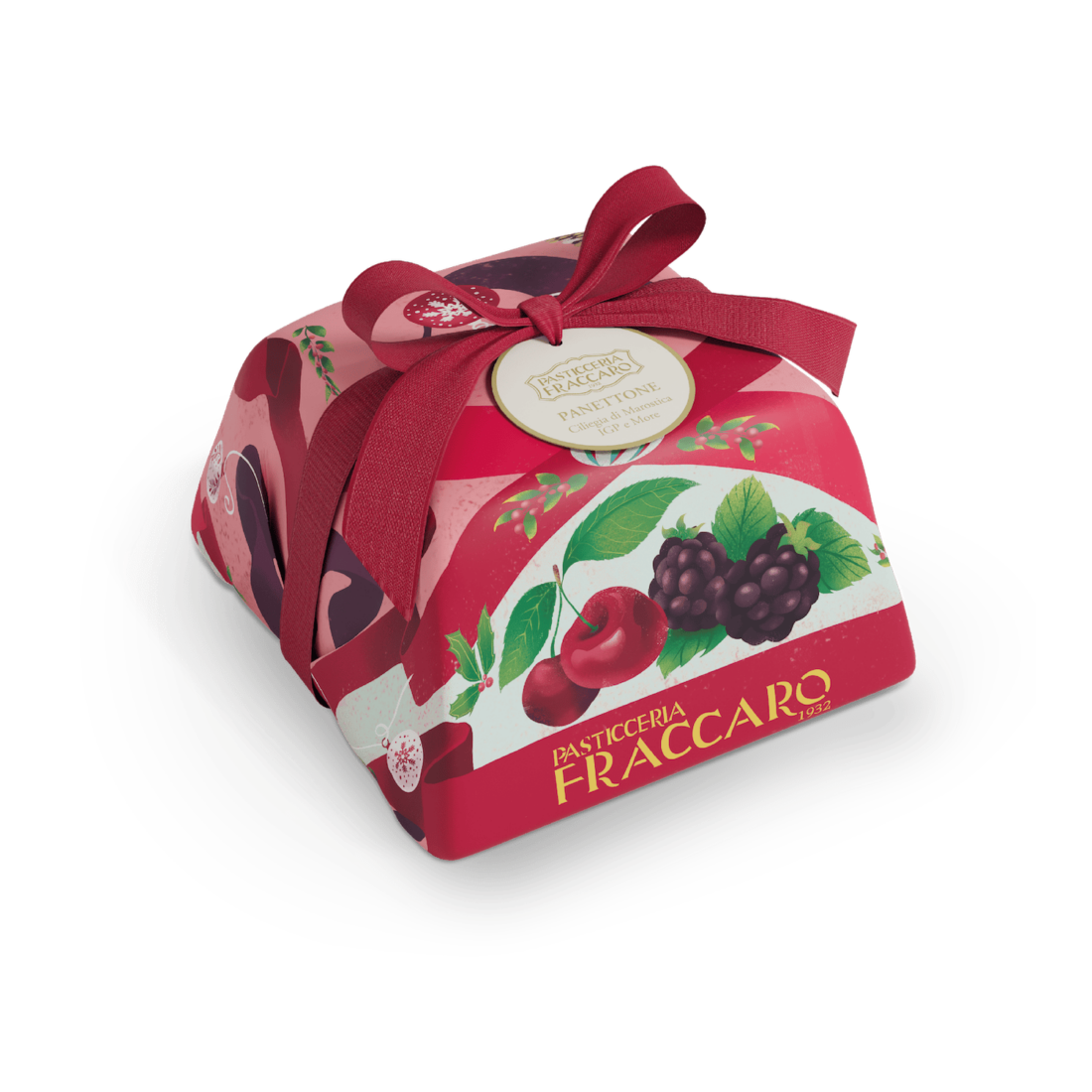 Panettone Cerise et Mûre Fraccaro 750g