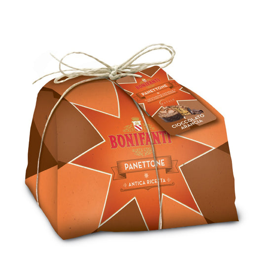 Panettone Orange et Chocolat Bonifanti 500g