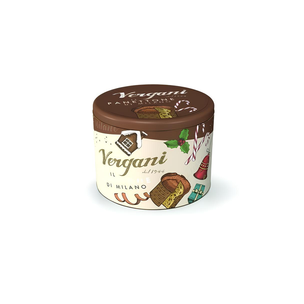 Panettone Pépites de Chocolat Vergani boîte 750g