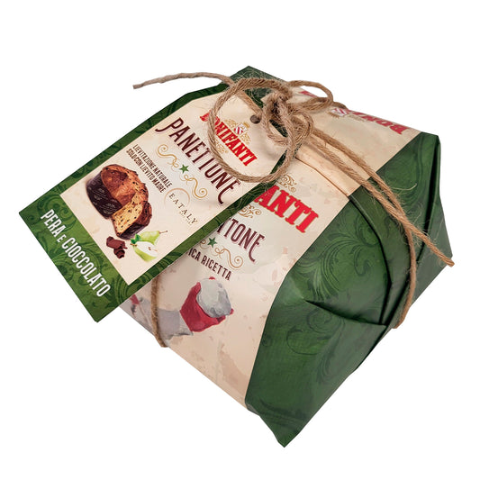 Panettone Poire et Chocolat Bonifanti 500g