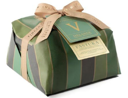 Panettone chocolat blanc et pistache 1kg Vincente