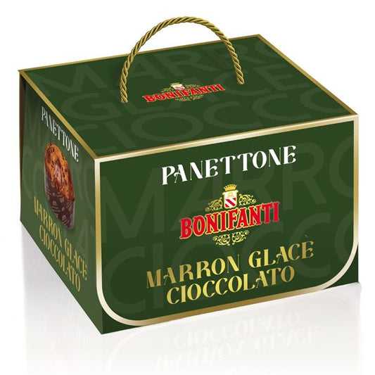 Panettone Chocolat et Marrons Glacés 750g Bonifanti