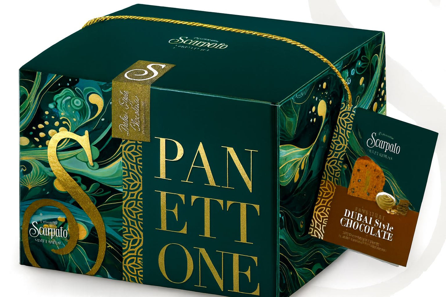 Panettone Dubai Chocolate 800g Scarpato
