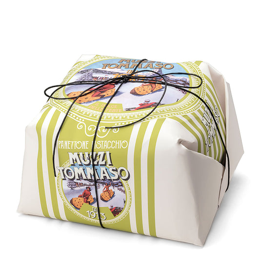 Panettone Pistache de Bronte 1kg Tommaso Muzzi