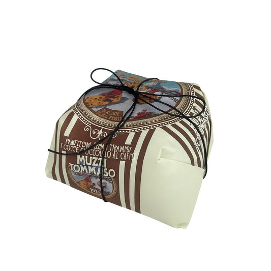 Panettone au Tiramisù et Chocolat au caffé 500g Muzzi