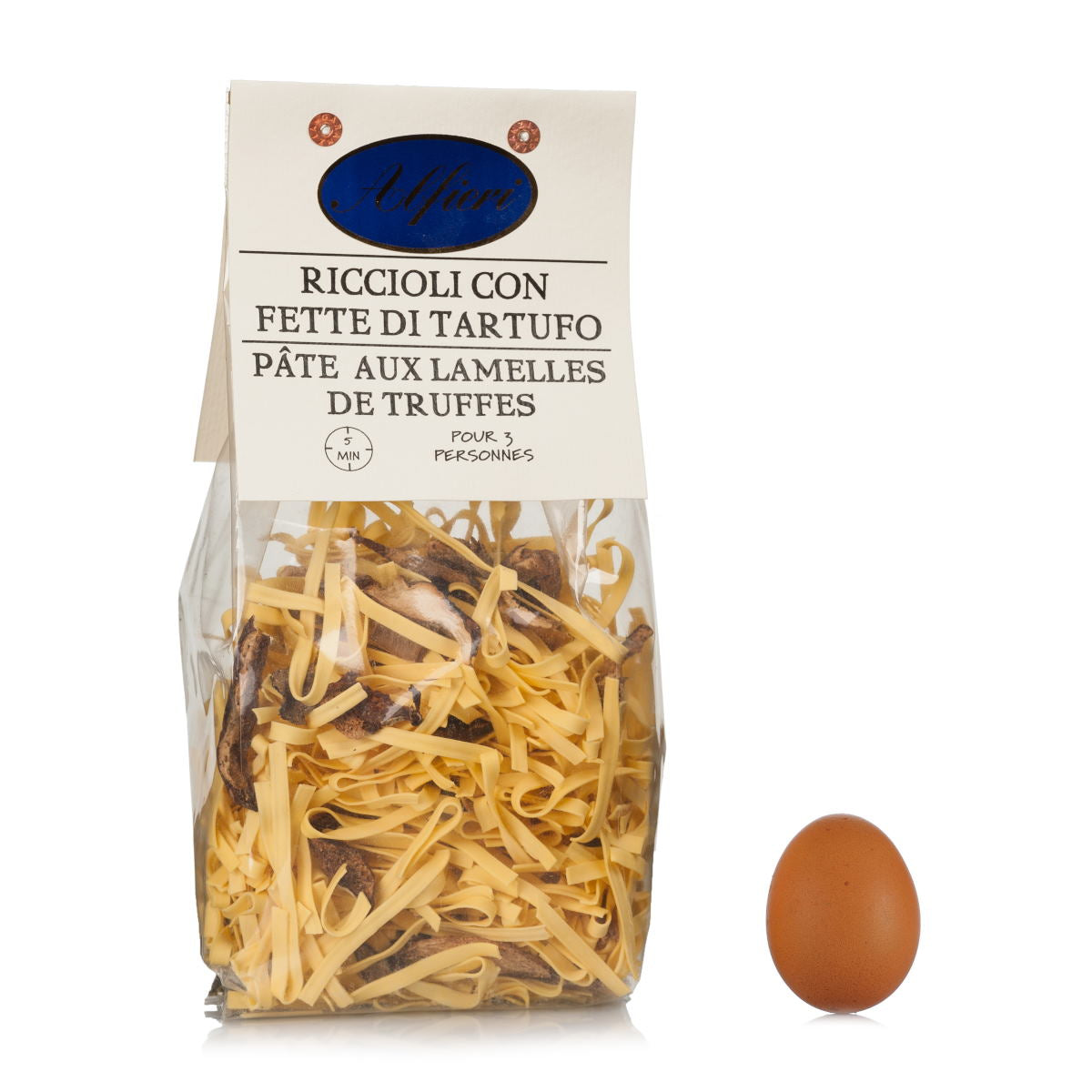 Riccioli aux œufs avec brisures de Truffe 250g