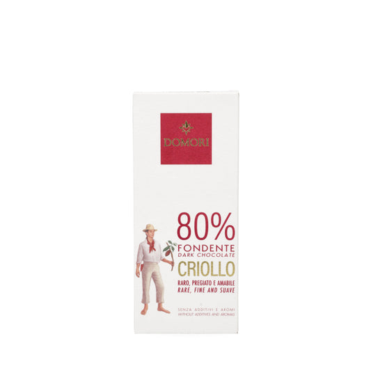 Tablette de chocolat Criollo 80% 50g