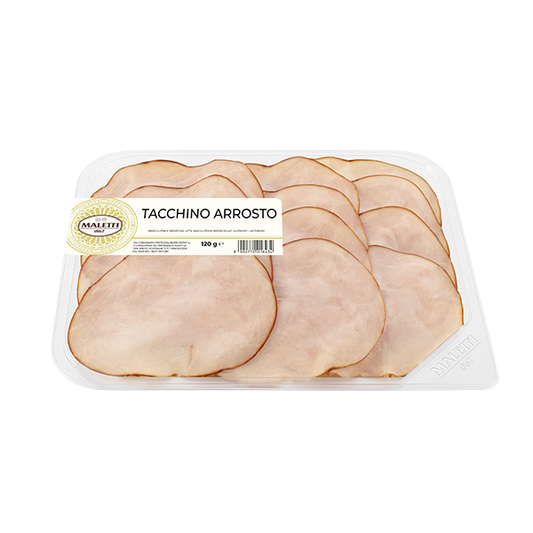 Dinde rôtie en tranches 120g