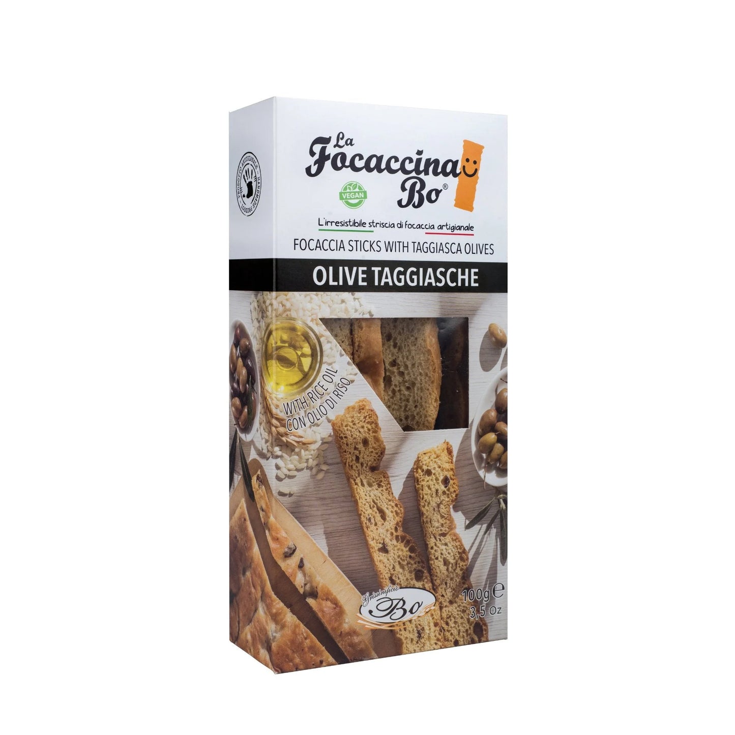 Focaccina olive taggiasche 100g