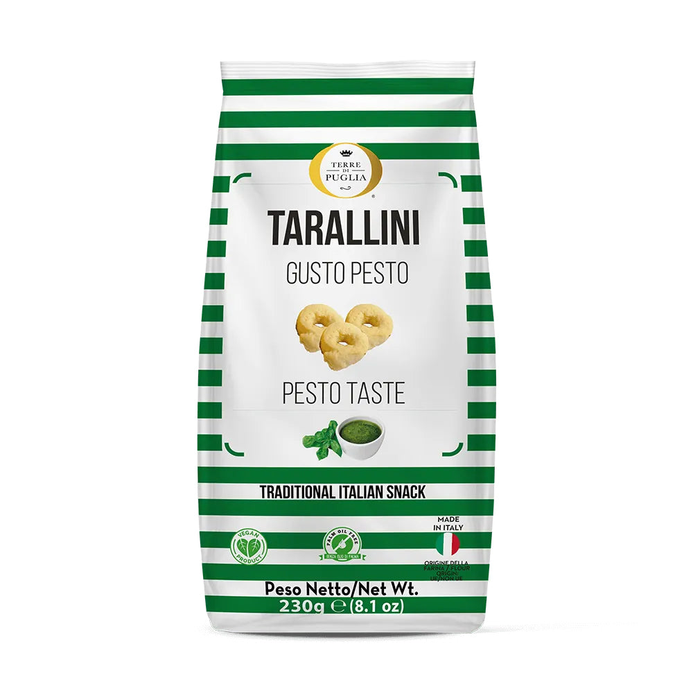 Tarallini au pesto 230g